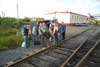 transport to village of Labytnangi, after the train ride from Moscow.